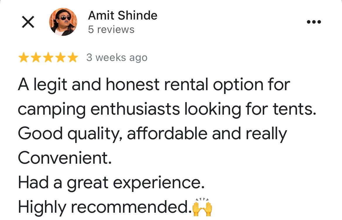 Tent House Pune Review 2
