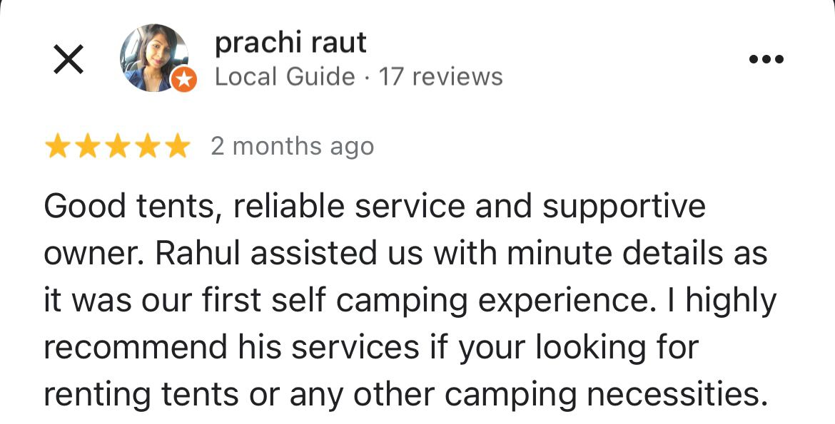 Tent Rental Pune Review 5